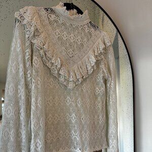 Maje Lace Crochet Blouse Size 1